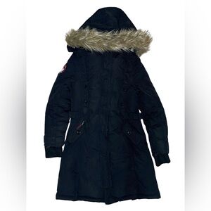 CANADÁ WEATHER GEAR- LONG WOMENS PUFFER JACKET